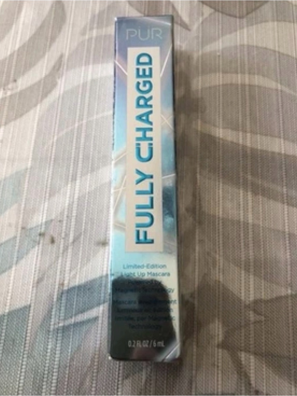 PUR Fully Charged Mascara - Black 0.2 Fl Oz, NEW